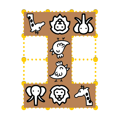 Dobutsu Shogi Let's catch the lion! Japanese Animal Chess 【Very Good】