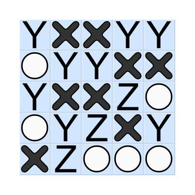 Tic-tac-toe - 5x5 misere 